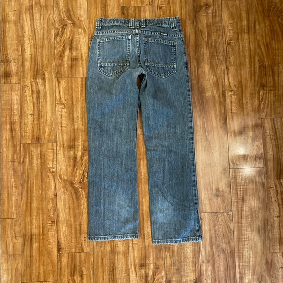 WRANGLER Boys Blue Gray Straight Leg Waist Tighteners Size 12 Regular - Picture 8 of 11